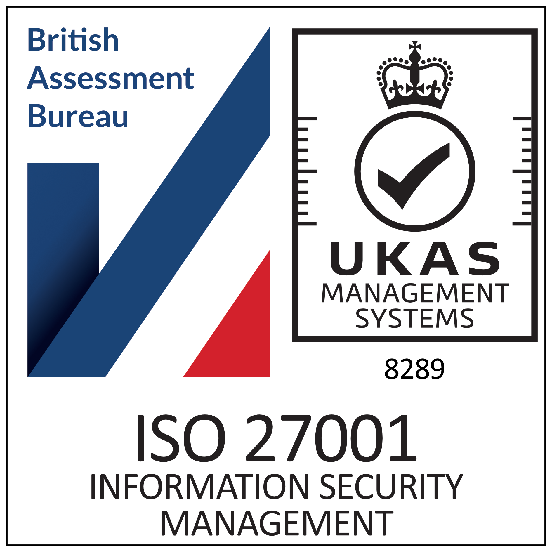 ISO 27001 certification logo